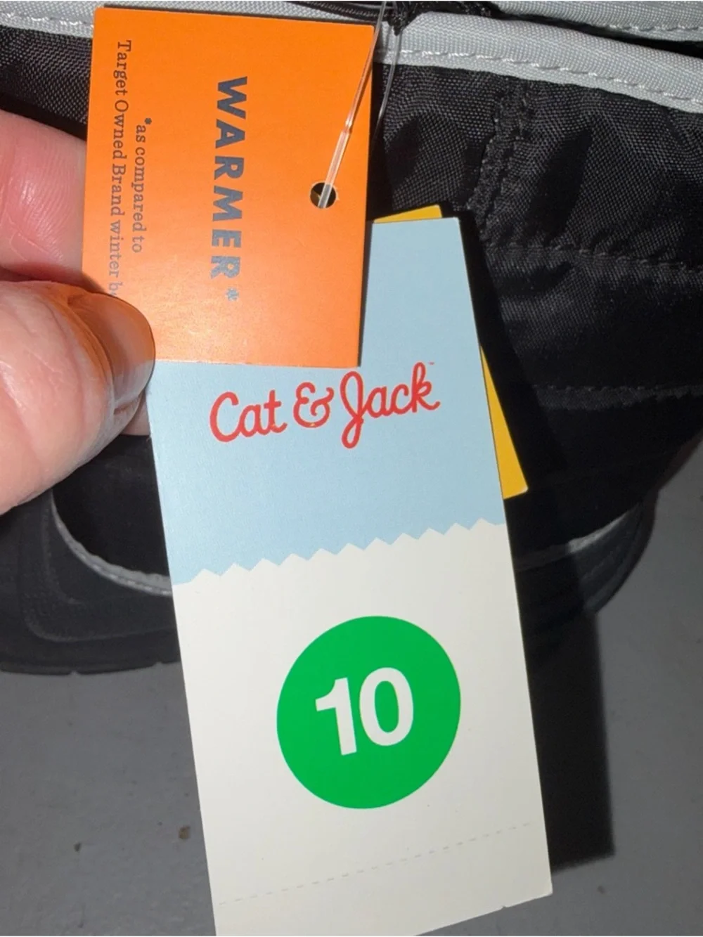 NEW Cat & Jack Black Dane Insulated Waterproof Winter Boots Toddler size 10